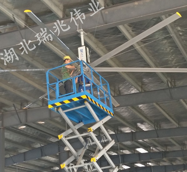 武漢工業(yè)大風扇，武漢工業(yè)大吊扇，高大空間通風降溫，高大空間通風降溫設備，高大空間廠房通風降溫