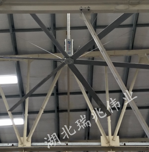 武漢工業(yè)大風扇，武漢工業(yè)大吊扇，高大空間通風降溫，高大空間通風降溫設備，高大空間廠房通風降溫
