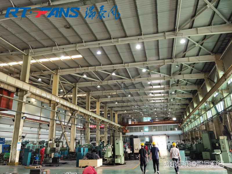 工業(yè)大吊扇  廠房降溫  武漢廠房降溫  車(chē)間通風(fēng)降溫  大型工業(yè)吊扇