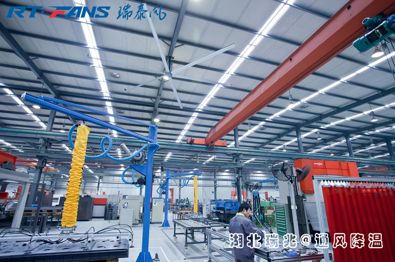 7.3米工業(yè)大風(fēng)扇為什么覆蓋面積可達(dá)1000平米以上？